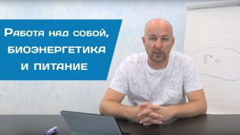 вебинар Работа над собой, биоэнергетика и питание