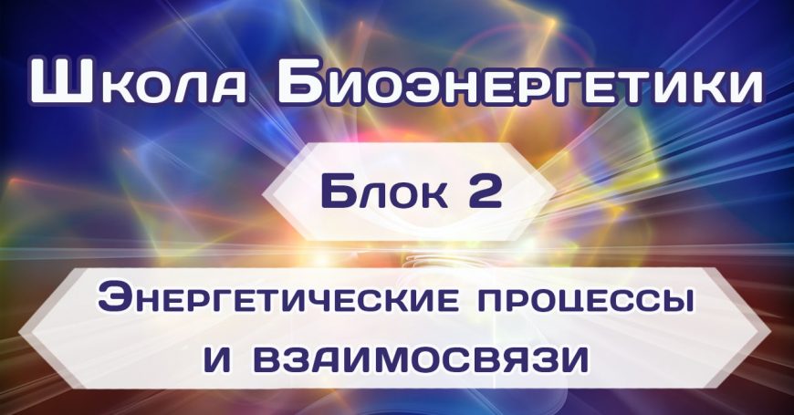 Школа биоэнергетики 2 блок